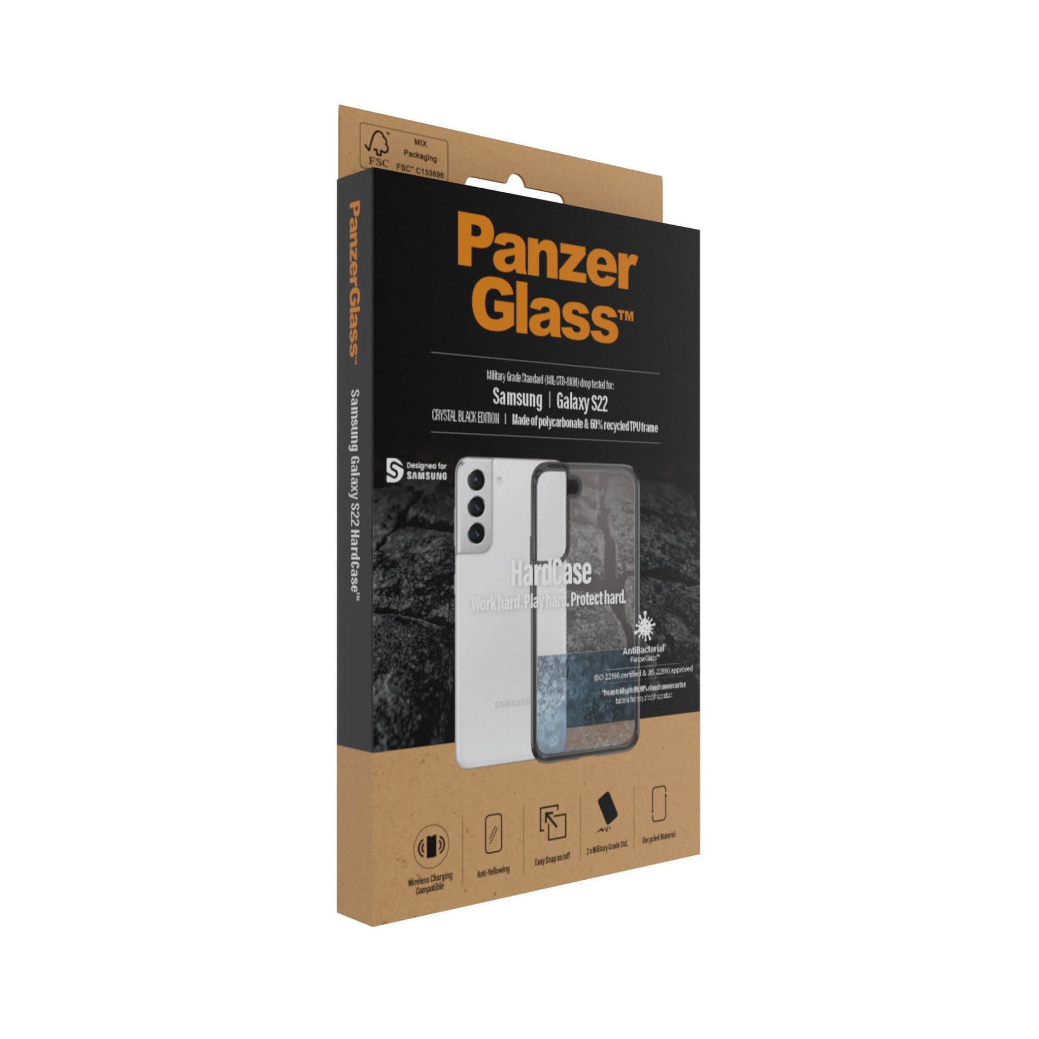 PanzerGlass® HardCase Samsung Galaxy S22 5G - Smokey Black